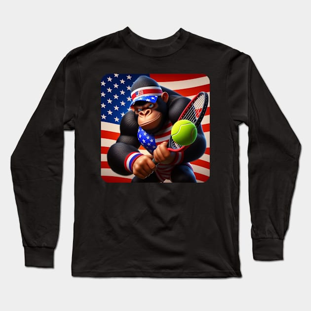 Grumpy Gorilla #36 Long Sleeve T-Shirt by The Black Panther